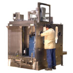 Stainless Fume Booth Drum Filler